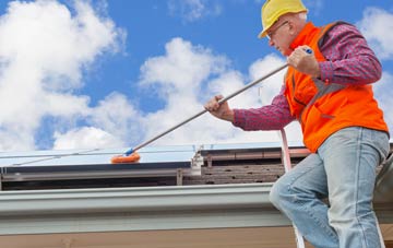 French Street soft wash roof cleaning